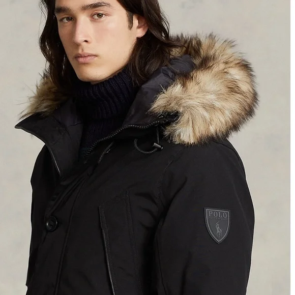 Polo Ralph Lauren Faux Fur Trim Down Parka